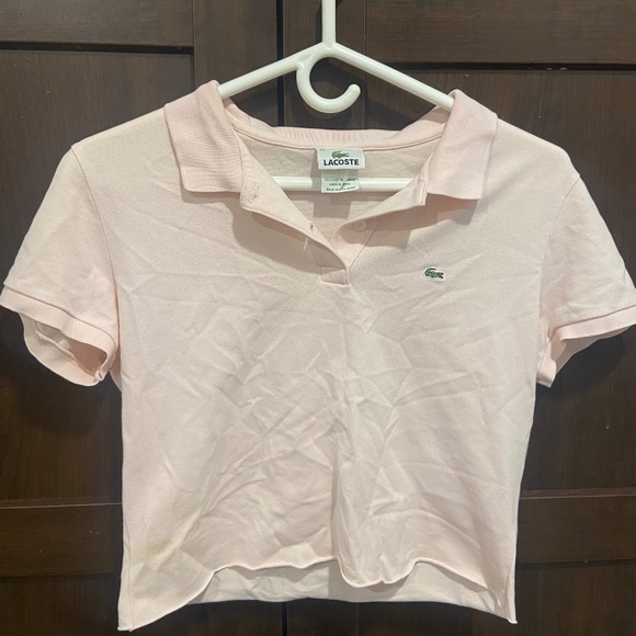 Lacoste Cropped Tee- Medium - Picture 1 of 3